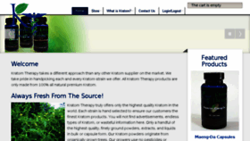 What Kratomtherapy.com website looked like in 2017 (6 years ago)