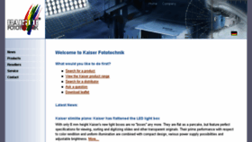 What Kaiser-fototechnik.de website looked like in 2017 (6 years ago)