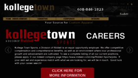 What Kollegetown.com website looked like in 2017 (6 years ago)
