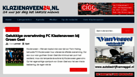 What Klazienaveen24.nl website looked like in 2017 (6 years ago)