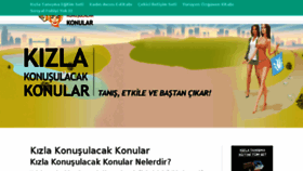 What Kizlakonusulacakkonular.com website looked like in 2017 (6 years ago)