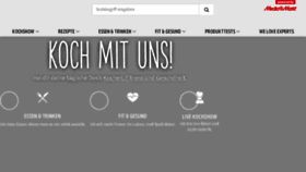 What Koch-mit.de website looked like in 2017 (6 years ago)