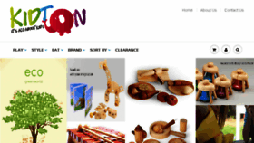 What Kidton.com website looked like in 2017 (6 years ago)