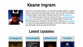 What Keanei.co.uk website looked like in 2017 (6 years ago)