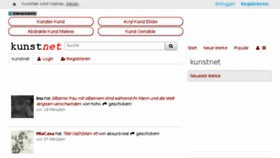 What Kunstnet.de website looked like in 2017 (6 years ago)