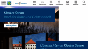 What Kloster-seeon.de website looked like in 2017 (6 years ago)
