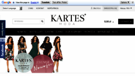 What Kartes-moda.pl website looked like in 2017 (6 years ago)