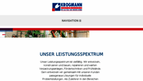 What Krogmannmaschinen.de website looked like in 2017 (6 years ago)