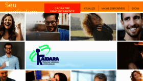What Kaidara.com.br website looked like in 2017 (6 years ago)