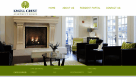 What Knollcrestapartmenthomes.com website looked like in 2017 (6 years ago)
