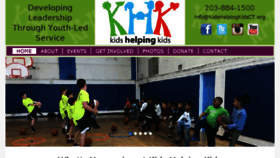What Kidshelpingkidsct.org website looked like in 2017 (6 years ago)