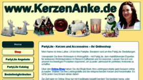 What Kerzenanke.de website looked like in 2017 (6 years ago)