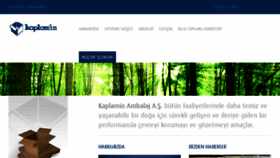 What Kaplaminambalaj.com.tr website looked like in 2017 (6 years ago)