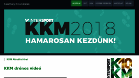 What Keszthelyikilometerek.hu website looked like in 2017 (6 years ago)