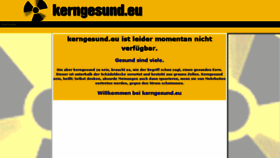 What Kerngesund.eu website looked like in 2017 (6 years ago)