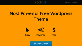 What Kodyok.com website looked like in 2017 (6 years ago)