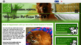 What Katohospital.ca website looked like in 2017 (6 years ago)
