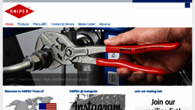 What Knipex-tools.com website looked like in 2017 (6 years ago)