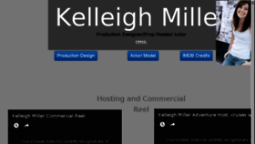 What Kelleighmiller.com website looked like in 2017 (6 years ago)