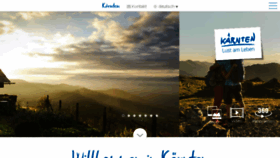 What Kaernten.at website looked like in 2017 (6 years ago)