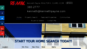 What Kennethpayne.com website looked like in 2017 (6 years ago)