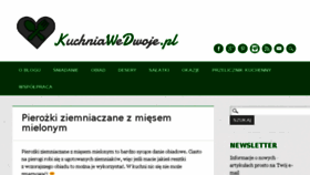 What Kuchniawedwoje.pl website looked like in 2017 (6 years ago)