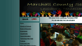 What K12marshall.net website looked like in 2017 (6 years ago)