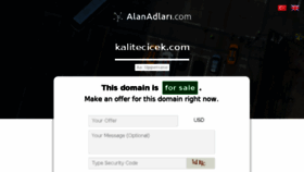 What Kalitecicek.com website looked like in 2017 (6 years ago)