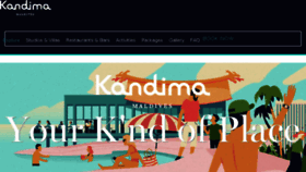 What Kandima.com website looked like in 2017 (6 years ago)