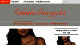 What Kobietapuszysta.pl website looked like in 2017 (6 years ago)