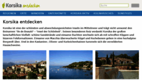 What Korsika-entdecken.de website looked like in 2017 (6 years ago)
