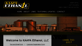 What Kappaethanol.com website looked like in 2017 (6 years ago)