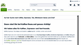 What Kaffee-team.net website looked like in 2017 (6 years ago)