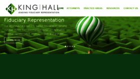 What Kinghall-law.com website looked like in 2017 (6 years ago)