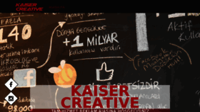 What Kaisercreative.com.tr website looked like in 2017 (6 years ago)