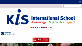 What Kis.ac.th website looked like in 2017 (6 years ago)
