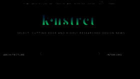What Knstrct.com website looked like in 2017 (6 years ago)