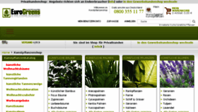 What Kunstpflanzenshop.de website looked like in 2017 (6 years ago)