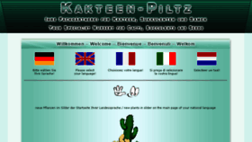 What Kakteen-piltz.de website looked like in 2017 (6 years ago)