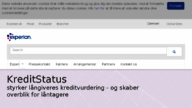 What Kreditstatus.dk website looked like in 2017 (6 years ago)