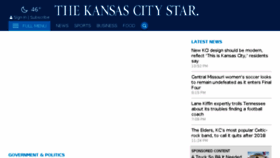 What Kansascity.com website looked like in 2017 (6 years ago)