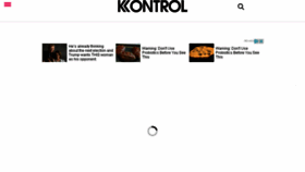 What Kontrolmag.com website looked like in 2017 (6 years ago)