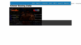 What Khmerboxingdaily.com website looked like in 2017 (6 years ago)