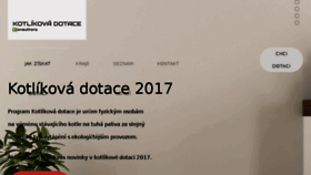 What Kotlicek.cz website looked like in 2017 (6 years ago)