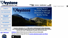 What Keystonelabs.com website looked like in 2017 (6 years ago)