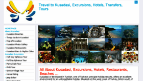 What Kusadasi.travel website looked like in 2017 (6 years ago)