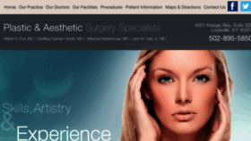 What Kyplasticsurgery.com website looked like in 2017 (6 years ago)