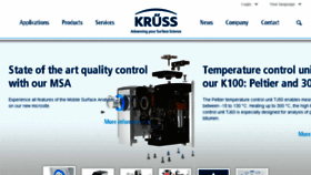 What Kruss.de website looked like in 2017 (6 years ago)