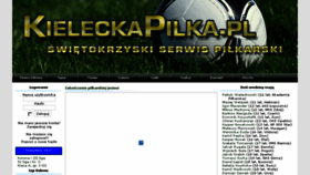 What Kieleckapilka.pl website looked like in 2017 (6 years ago)