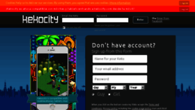 What Kekocity.com website looked like in 2017 (6 years ago)